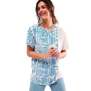 Free People x Ragabond Maui Graphic Tee XS T-Shirt NWOT $98
